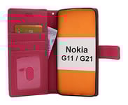 New Standcase Wallet Nokia G11 / G21 (Hotpink)