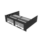 Penn Elcom 3U Rack Shelf & Faceplate for 2 x Sonos ZP120 (Connect:AMP) R1498/3UK-SONOSZP120