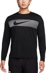 Langærmet T-shirt Nike M NK DF UV MILER TOP LS FLASH fb8552-010 Størrelse M