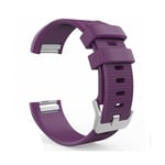 Fitbit Charge 2 silikon klockarmband - Mörk lila