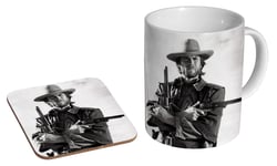 Clint Eastwood The Outlaw Josey Wales Ceramic Coffee Mug + Coaster Gift Set …
