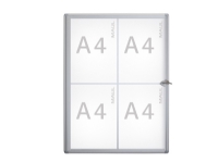 MAUL MAULextraslim, Aluminium, Glass, Plast, Aluminium, 655 x 491 x 27 mm, 4 x A4