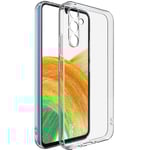 Samsung Galaxy A34 - Transparent Skal + Heltäckande Härdat Skyddsglas