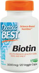 Doctor's Best  Biotin, 5000mcg  - 120vcaps  Free P&P