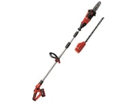 Einhell Sladdlös Häcksax Och Häckklippare Ge-Hc 18 Li T Power X-Change Set (Litiumjon, 18 V, Teleskopisk, 170 Mm Motorsåg, 400 Mm Häckklippare Inkl. 3,0 Ah-Batteri Och Laddare)