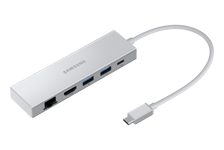 SAMSUNG EE-P5400USEGWW Multiport Adapter Compatible to Type-C USB Port, Silver