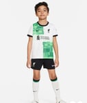 Nike Liverpool FC 2023/24 Away Kit Children 3 Piece Kit S Age 4-5-DX2803 101-A68