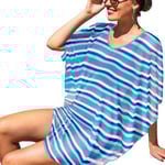 Wiki Florina Beach Poncho Flerfärgad nylon L/XL Dam