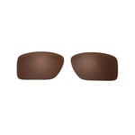 New Walleva Brown Polarized Replacement Lenses For Oakley Double Edge Sunglasses