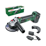 Bosch Cordless Small Angle Grinder UniversalGrind 18V-75 (for Grinding, Cutting, Brushing and Sanding of Various Materials; 18 Volt System; 115mm Diameter; 1x 4.0Ah Battery and Charger)