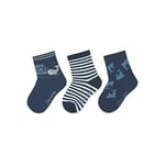 Sterntaler Strumpor 3-pack sea mid blue