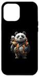 Coque pour iPhone 14 Pro Max Panda Daddy Adventurer Cool Panda Baby Fun