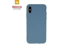 Mocco Ultra Slim Soft Matte 0.3 Mm Silicone Case For Apple Iphone 11 Pro Max Light Blue
