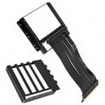 Lian Li PCI-E Riser Card + PCI-E Slot Back Panel for  O11 Series,  allows you to vertically mount your GPU features a PCI Express 16x Gen3 interface and a 220mm cable length.