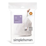 simplehuman H 30-Litre Bin Liners White