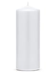Vitt Blockljus 15x6 cm