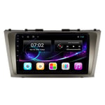 Double Din Car Stereo GPS Navigation Head Unit with Bluetooth FM Radio Built-In Wifi Module Support USB/SD/1080P Video/SWC/FM/Plug And Play, for Toyota Camry 6 2006-2011,Quad core,WIFI 1+32