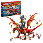 LEGO Ninjago Le Dragon Source du Mouvement - Jouet de Construction Ninja avec Figurines de Créatures Mythiques - Cadeau d’Anniversaire pour Enfants Garçons et Filles de 12 Ans et Plus 71822