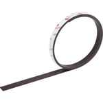 TOOLCRAFT 92013c158 Magnettejp Antracit (L x B) 1 m x 12.5 mm 1 st