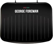 George Foreman - Electric Grill, Medium, Hot Plate & Non Stick, 1630W, Black