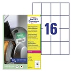 Avery B5274-50 52 X 74 Mm, A4, Belagd, Matt, Vit Vit Vit 311X220x23mm (50 Ark) - (50 Per Låda)