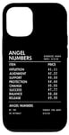 iPhone 15 Pro Angel Numbers Receipt 111 222 333 444 Spiritual Numerology Case