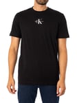 Calvin Klein JeansMonologo Regular T-Shirt - Black