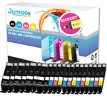 20 cartouches Jumao compatibles pour Canon Pixma MG7750 7751 7752 7753 9050 +Fluo offert