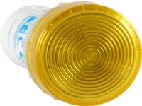 Spamel Kompakt gul LED-lampa med gula LED-lampor 24V AC/DC (PK22-LG-24-LED AC/DC)