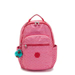 Kipling SEOUL Large Backpack with Laptop Protection STARRY DOT PRINT RRP £98