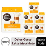 Nescafe Dolce Gusto Coffee Pods 9x Boxes / 144 Caps Latte Macchiato