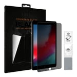 EIGER Mountain Glass for iPad Mini 4 & 5 (2019) in BLACK Super Strength Privacy Anti Spy Tablet 2.5D Screen Protector in BLACK with Cleaning Kit