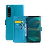 Lommebokdeksel 3-kort Sony Xperia 5 III  - Lyse blå