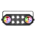 BeamZ StrobeMoon 2-i-1 discolampa med 2x LED moonflower och LED-stroboskop, Discolampa med strobe