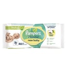 Pampers Harmonie New Baby Wipes Plastic Free - 1 Pack 46 Wipes
