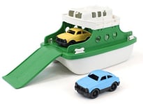 Green Toys Ferry Boat Bathtub Toy, Green/White, 10"X 6.6"x 6.3
