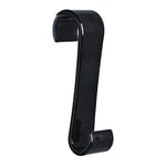 MSV Clothes hooks S in black, Fabric, 6.4 x 12.7 x 3.3 cm