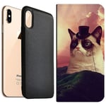 Apple Iphone Xs Max Magnetic Wallet Case Cat Af Grund