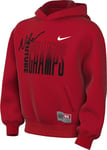 Nike Unisex Kids Top K NK C.O.B. FLC Po Hoodie, University Red/White, FN8355-657, S