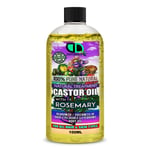 Castor Oil with Rosemary Oil for Skin & Hair Growth Diluted (Ready to Use)