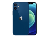 Apple iPhone 12 Mini - 5G smartphone - dobbelt-SIM / Internminne 64 GB - OLED-display - 5.4 - 2340 x 1080 piksler - 2x bakkameraer 12 MP, 12 MP - front camera 12 MP oppusset - blå