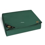 Nemaxx Bâche premium PLA46 400x600 cm - vert avec œillets, 650 g/m² PVC, abri, toile de protection - étanche, résistante, 24m²