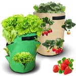 Odlingssäck för grönsaker och blommor 2-pack