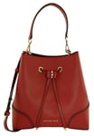 Michael Kors Bright Red Handbag Shoulder Bag Leather Medium  Mercer Gallery 