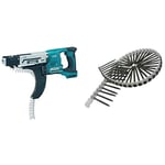 Makita DFR550Z 18V Li-Ion LXT Auto-Feed Screwdriver - Batteries and Charger Not Included & F-31140 Collated Screwstrips