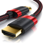 Primewire Premium HDMI Cable 2.1 – 1.5 m - 8k - 120 Hz with DSC - 7680 x 4320 - UHD II - HDMI 2.1 2.0a 2.0b - 3D - Highspeed Ethernet - HDR - ARC – compatible with Blu Ray PS4 Xbox PS5