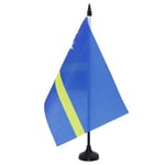 AZ FLAG Drapeau de Table Curaçao 21x14cm - Petit Drapeaux DE Bureau hollandais 14 x 21 cm