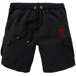 Transformers Autobots Embroidered Unisex Cargo Shorts - Black - L