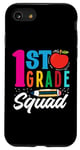 Coque pour iPhone SE (2020) / 7 / 8 1st Grade Squad Back To School Sac à dos pour garçons