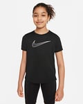 Nike One Older Kids' (Girls') Dri-FIT Short-Sleeve Training Top